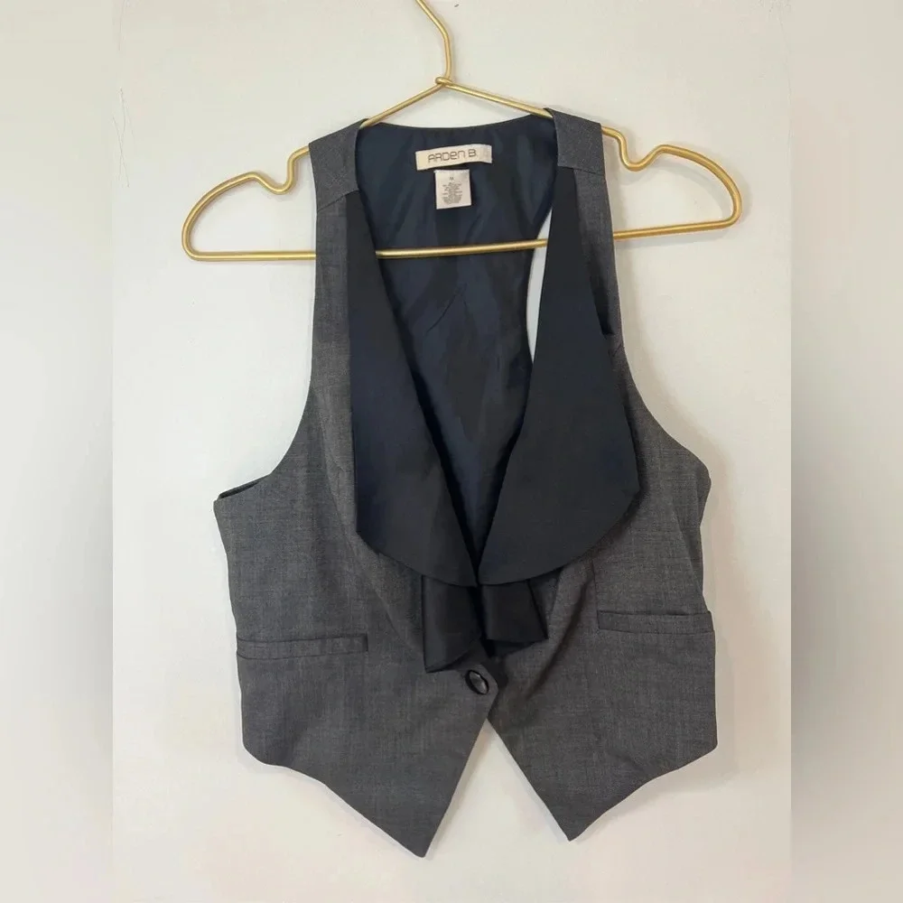 Arden B vest with pleat women’s medium y2K - Picture 2 of 4